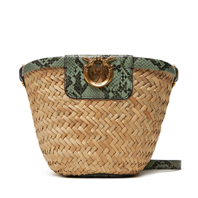 Torebka PINKO Love Summer Bucket PE 25 PLTT 103325 - Beżowy