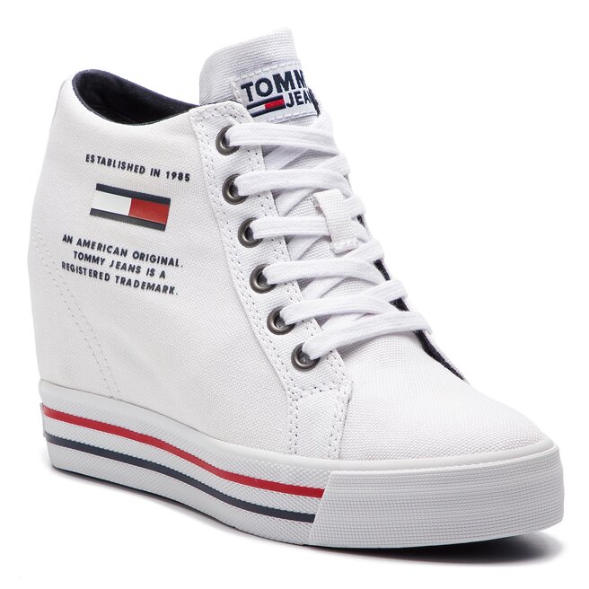 Tommy jeans shop wedge sneaker