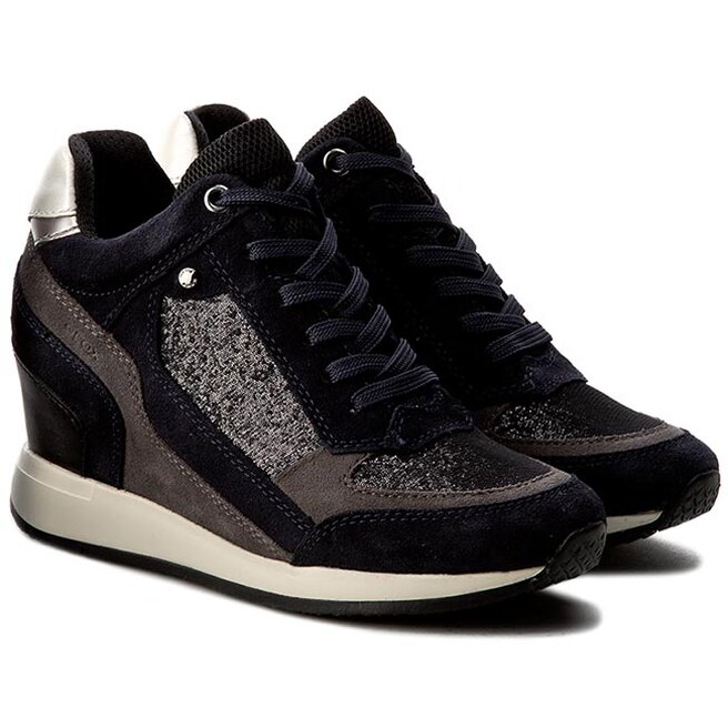 Sneakers Geox D Nydame D540QA 0EW22 C4429 Black/Navy • Www.zapatos.es