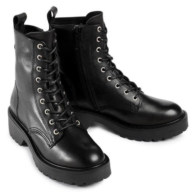 steve madden tornado black leather