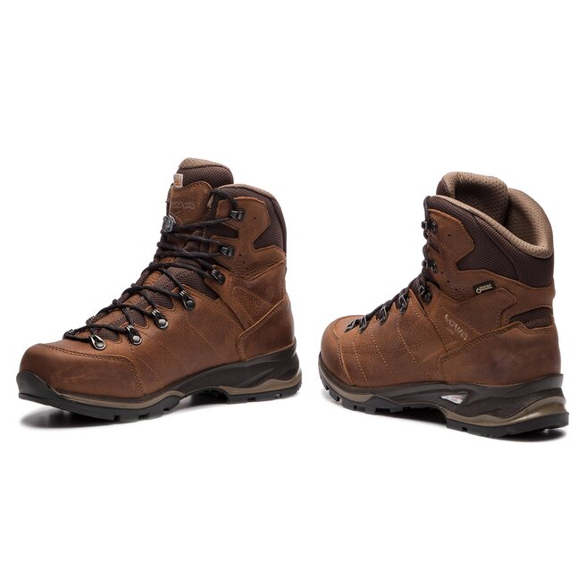 Trekkingschuhe Lowa Hampton Gtx Mid GORE TEX 210705 Brown 0485