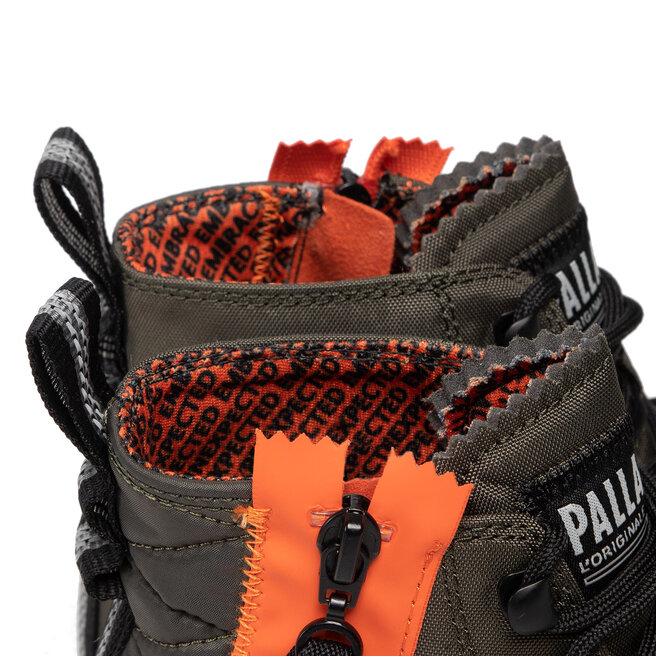 Palladium Schnürstiefeletten Palladium Pampa Unlocked U 77239-309-M Olive Night