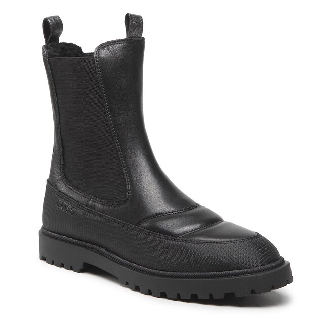 Cizme Boss J19073 S Black 09B 09B imagine noua 2022