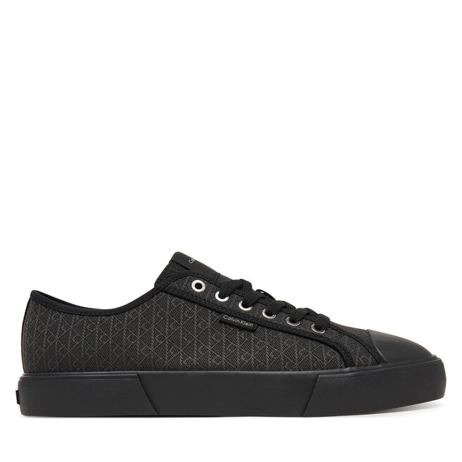 Trampki Calvin Klein Vulc Laceup Cv Aop HM0HM02122 Czarny - męskie