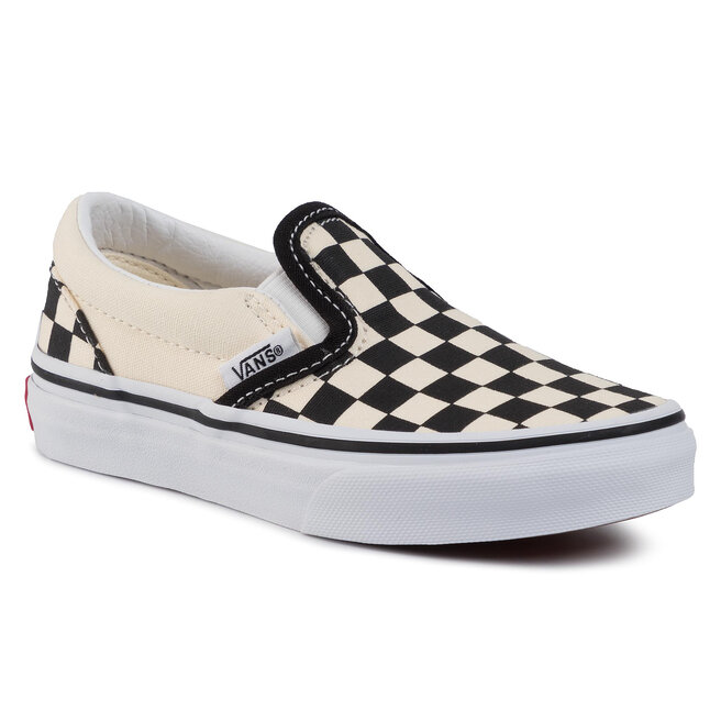 vans chequerboard slip on