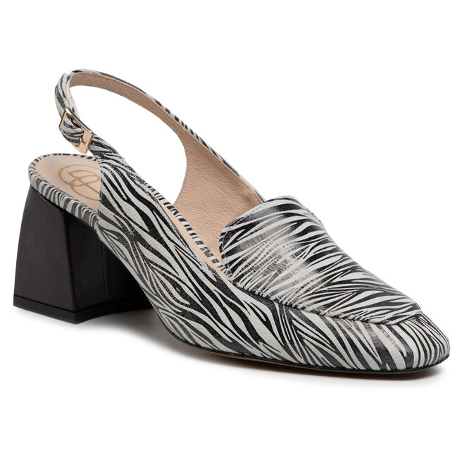 Sandale Baldowski D03575-4330-004 Zebra Czarna/Skóra Czarna