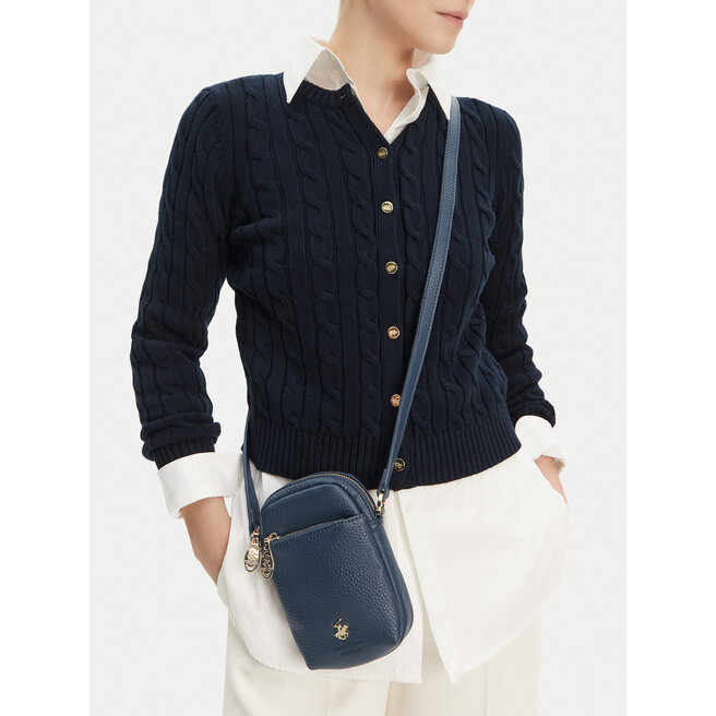 Torebka Beverly Hills Polo Club C-BHPC-L-004-08 Niebieski -