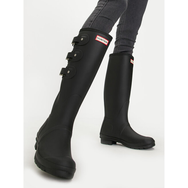 Kalosze Hunter WFT2289RMA-BLK Czarny - kobiece