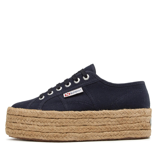 Superga navy deals white