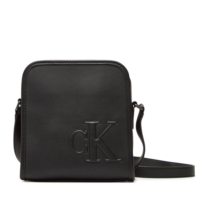 Saszetka Calvin Klein Sculpted Impression Reporter 18 - Czarny