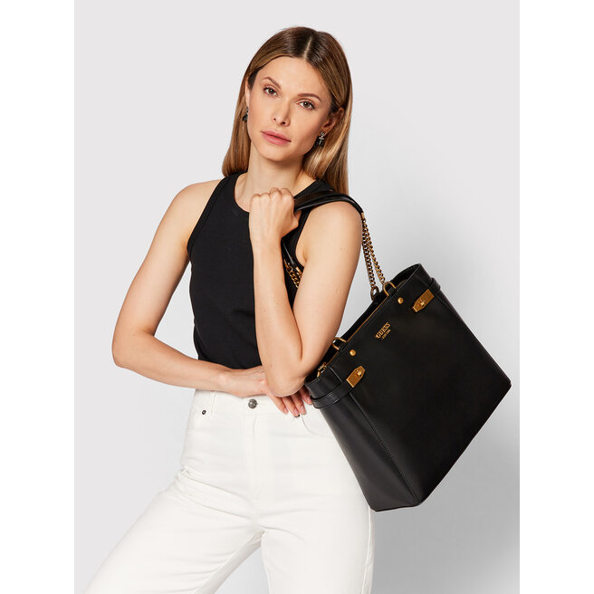 Guess Geantă Guess Zadie Girlfriend Tote HWVB8415230 BLA