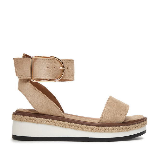 Sandały DeeZee CEO-WS091-01 Beżowy - kobiece