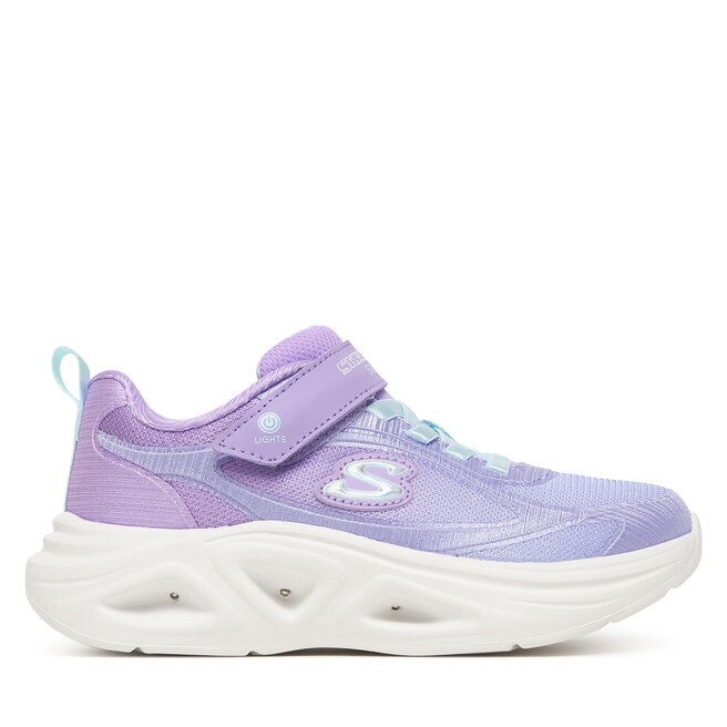 Sneakersy Skechers Sola Glow 2.0 303729L/LVAQ Fioletowy - dziewczęce