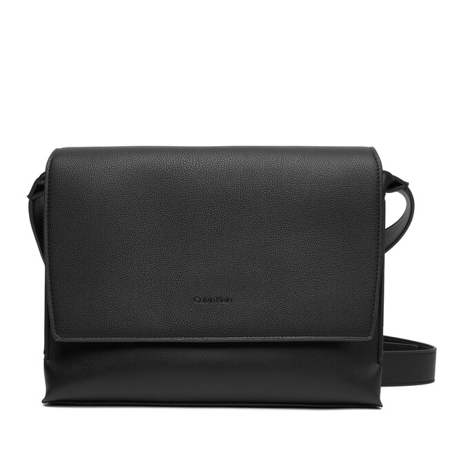 Saszetka Calvin Klein Micro Pebble Messenger 27 - Czarny
