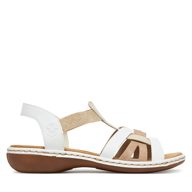 Sandały Rieker 65918-81 Biały - kobiece
