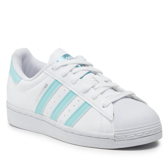 Pantofi adidas Superstar J GZ4275 Ftwwht/Ftwwht/Claqua