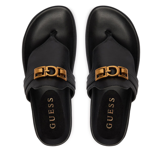 Japonki Guess FLJFRR LEA03 Czarny -