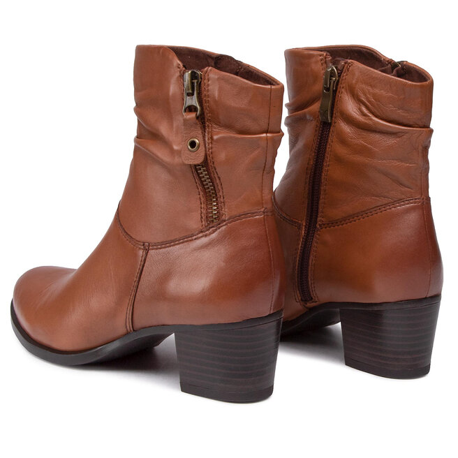 bottines caprice marron