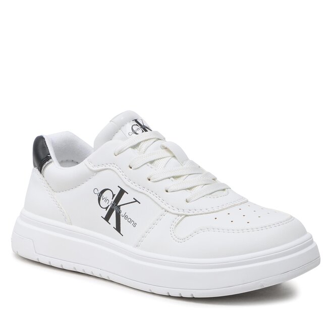 Calvin Klein Jeans Sneakers Calvin Klein Jeans Low Cut Lace-Up Sneaker V3X9-80553-1355 M White 100