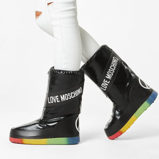 LOVE MOSCHINO Cizme de zăpadă LOVE MOSCHINO JA24012G1BIX1000 Nero