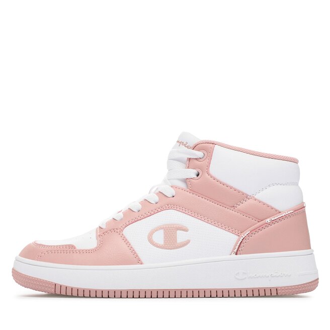 Sneakersy Champion Rebound 2.0 Mid Mid Cut Shoe S11471-WW006 Wht/Pink ...