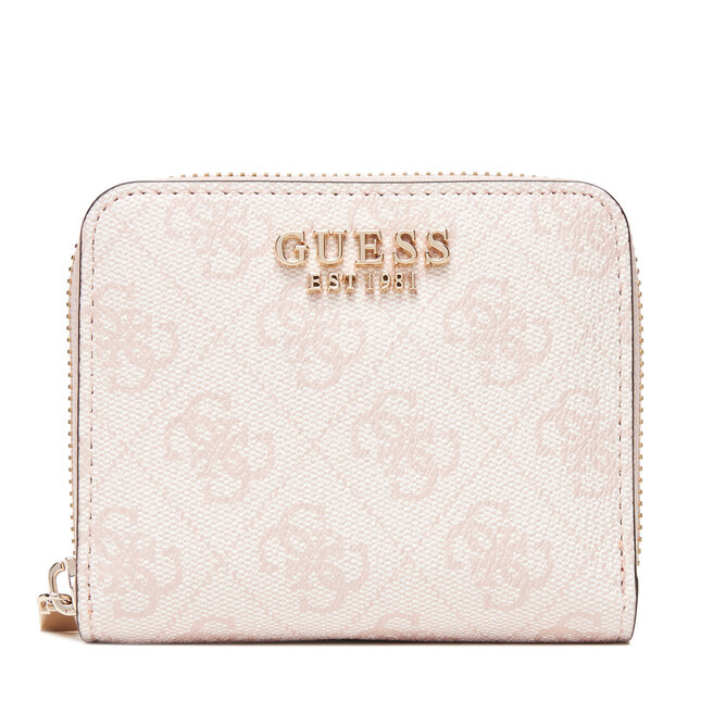 Mały Portfel Damski Guess Katya Slg SWSG96 - Różowy