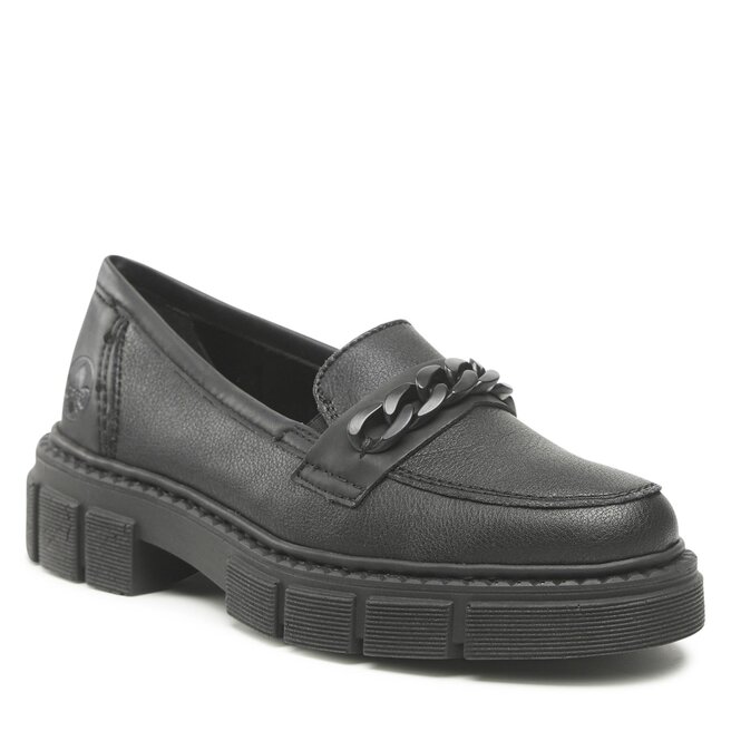 Loafers Rieker M3861-01 Schwarz