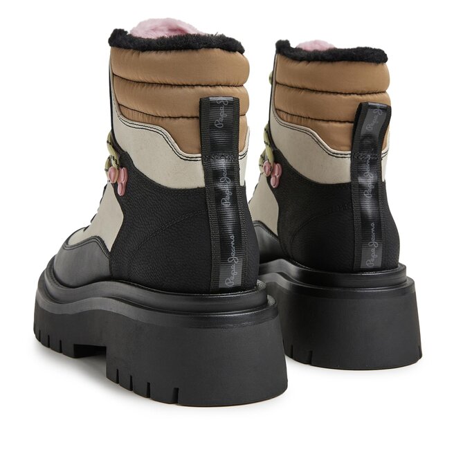 Botki Pepe Jeans PLS50499 Beżowy | app.eobuwie.com.pl