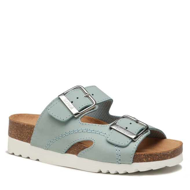 Klapki Scholl Moldava Wedge Ad - Niebieski