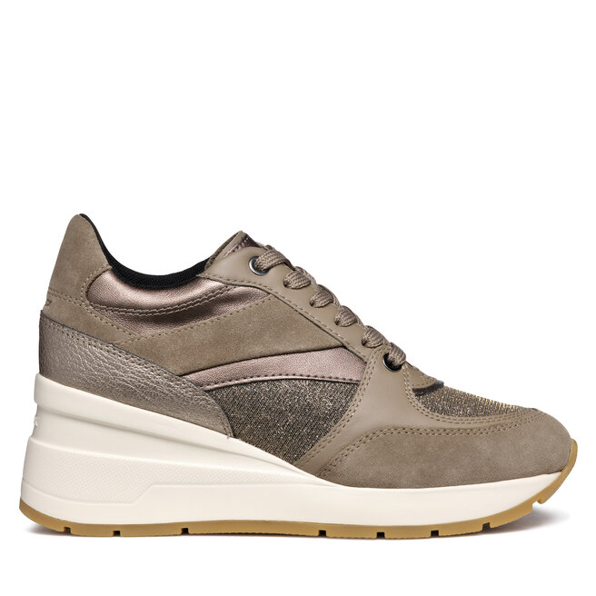 Sneakersy Geox D Zosma D368LA 0LY22 - Beżowy