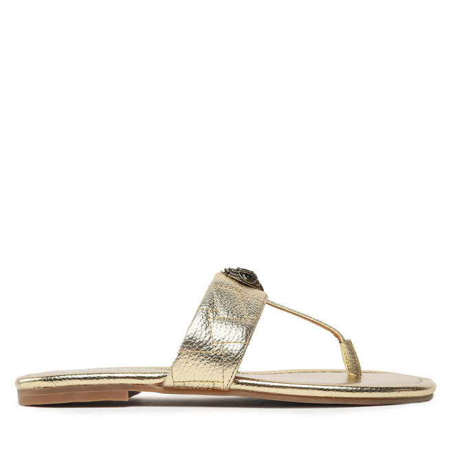 Japonki Kurt Geiger Kensington T-Bar Sandal - Złoty