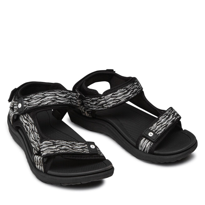 Hi-Tec Sandály Hi-Tec Hanar SL-SS22-HT-03 Black/Grey