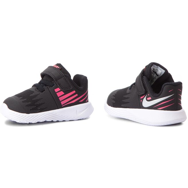 Nike Star Runner TDV 907256 004 Black Metallic Silver