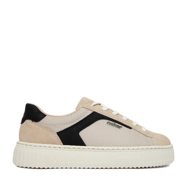 Sneakersy Rieker N9900-60 Beżowy - kobiece