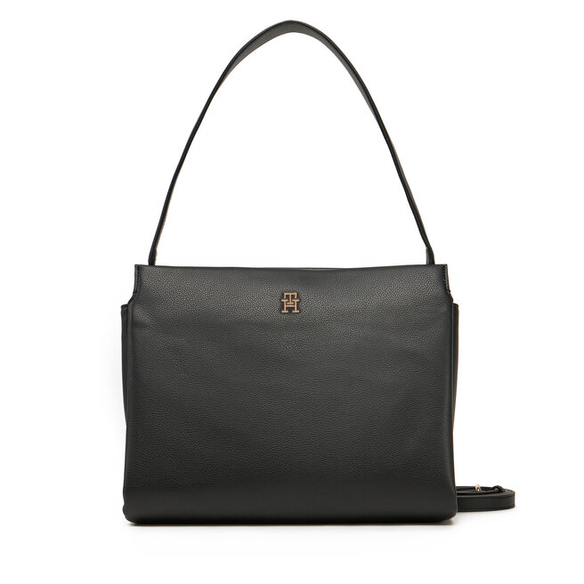 Torebka Tommy Hilfiger Th Legacy Med Satchel - Czarny