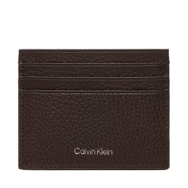 Etui na karty kredytowe Calvin Klein LV04D1060G Brązowy ciemny -