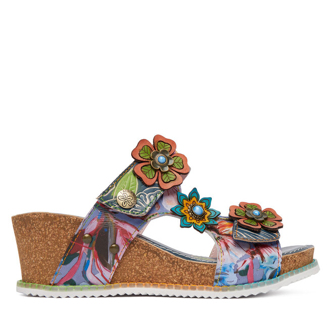 Klapki Laura Vita Bonito 31 Niebieski -