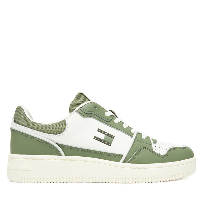 Sneakersy Tommy Jeans Tjm Retro Basket - Biały