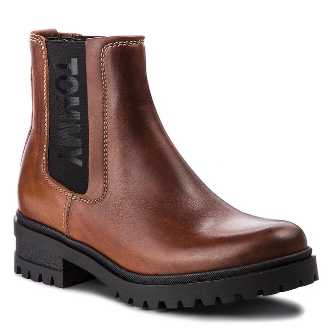 Tommy Jeans Bokacsizma Tommy Jeans Essential Cleated Ch EN0EN00242 Winter Cognac 906
