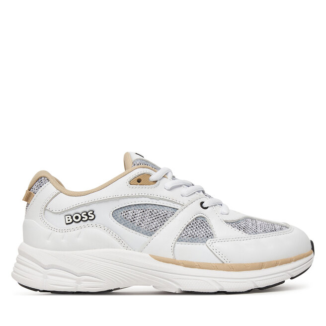 Sneakersy BOSS J52815 S Biały - chłopięce