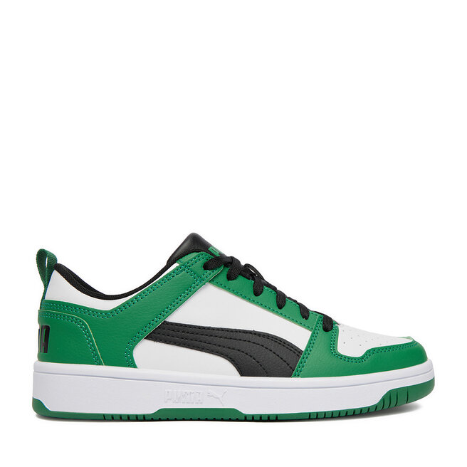 Sneakersy Puma C-REBOUND LAYUP LO SL JR 37049024 Zielony - chłopięce