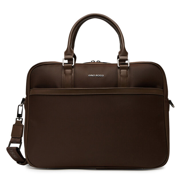 Torba na laptopa Gino Rossi - Brązowy