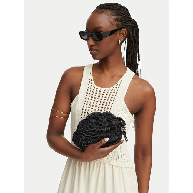 Torebka MICHAEL Michael Kors Shelly 30S6S16C5W Czarny -