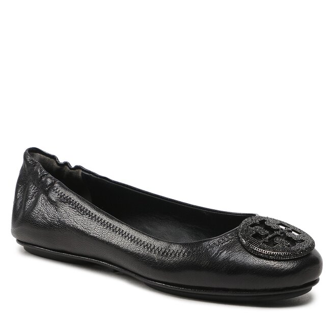 Balerini Tory Burch Minnie Travel Ballet Pave 143383 Perfect Black 006