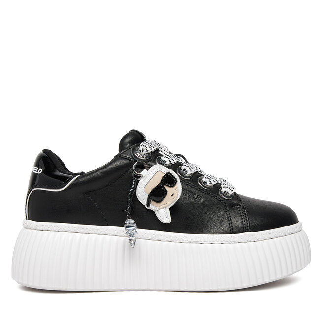 Sneakersy KARL LAGERFELD Krepper Lo - Czarny