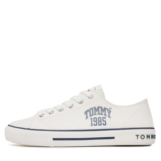 Tommy Hilfiger Scarpe da ginnastica Tommy Hilfiger Varisty Low Cut Lace-Up Sneaker T3X9-32833-0890 S White 100