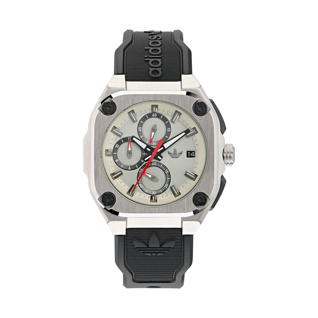 Zegarek adidas Originals City Tech Three Chrono - Czarny