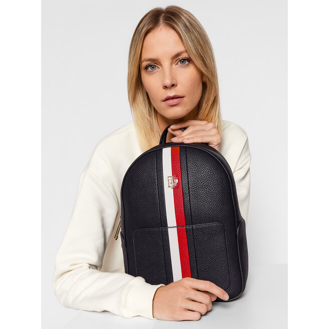 Σακίδιο Tommy Hilfiger Th Essence Backpack Corp AW0AW10096 Σκούρο μπλε epapoutsia.gr