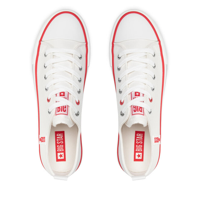 Big Star Shoes Sneakers BIG STAR JJ174069 White/Red