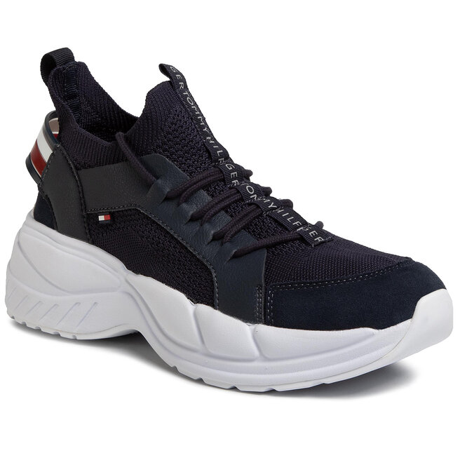 tommy hilfiger chunky knit sneaker